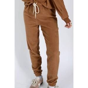 NEW RD STYLE women's jayce drawstring pull up jogger in caramel